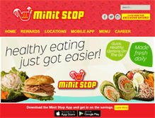 Tablet Screenshot of minitstop.com